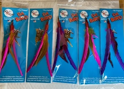 Go Cat Da Bird Turkey Feather Refill Interactive Kitten Toys Cat Count Of 5 • $23.98