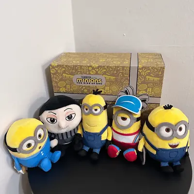 Illumination Presents Minions The Rise Of Gru Small 5-piece Plush Collector Set • $12