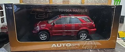 AUTOART  1/18 DIECAST 1997 TOYOTA HARRIER Model Car Boxed Rare • £89.99