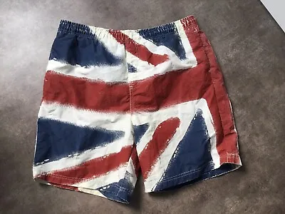 Union Jack Men’s Long Swim Shorts - Size Large  • £7.99