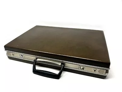 VINTAGE Gently Used SAMSONITE Hard Shell Briefcase Brown/Green • $25