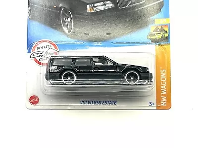 2022 Hot Wheels Volvo 850 Estate (Black) HW Wagons W/Real Riders SUPER CUSTOM  • $15.99