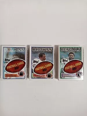 1983 Topps Football Sealed Unopened Cello Pack Lot Of 3 • $69