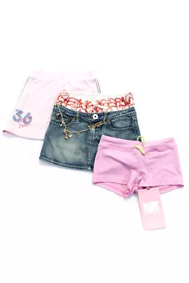 Nolita Diesel Miss Grant Childrens Girls Skirts Blue Pink Size 8 6 38 Lot 3 • $40.81