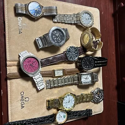 Lot Of Vintage Estate Fresh Watches In Decent Shape! Sold As Is! Cool! • $29