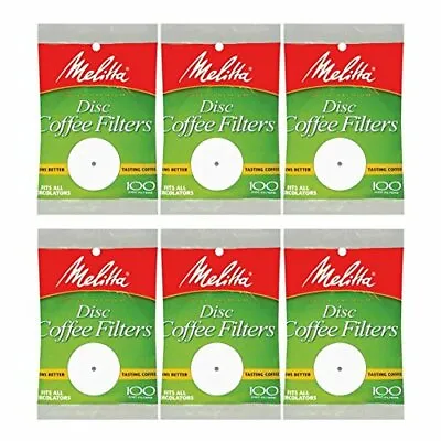 3.5  Percolator Disc Coffee Filters By Melitta 600 Count (6 Pkgs Of 100) 628354 • $22.99