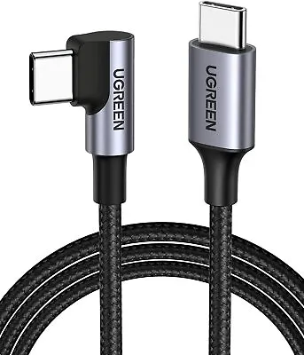 $17.55 • Buy USB C To USB C Cable Right Angle 90 Degree Type C 60W PD Fast Charge 6ft