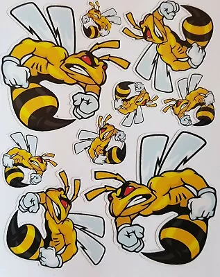Bad Hornet Honda Cbf600 9 Stickers Set Decals Car Motorbike Helmet Surf Bike • £4