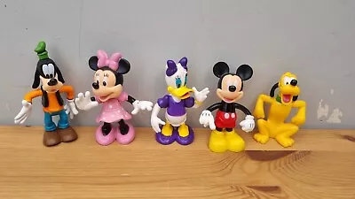 Disney Mickey Mouse Clubhouse Figures. Mickey Minnie Daisy Pluto Goofy • £13.99