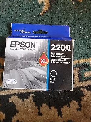 Epson 220XL Single Ink Cartridge - Black (T220XL120-CP) Exp 3/2023 • $15.98