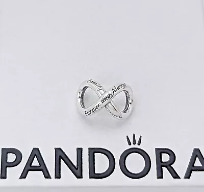 New 100% Authentic PANDORA 925 Ale Forever & Always Infinity Charm 793243C00 • $29.75