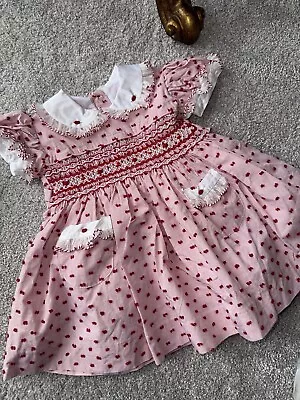 Baby Girl Smocked Dress • £10