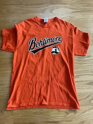 Mr. Boh 85 Bohtimore Orange Shirt Size Large Baltimore Orioles • $18.95