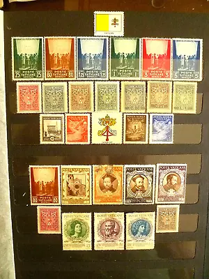 Italy Vatican Old Stamp Collection Including Several Valuable Rare Sets Items. • $1.49