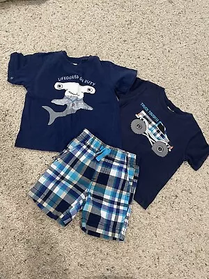 Boys Gymboree Lot Shorts Shirts 12 Months • $6.50