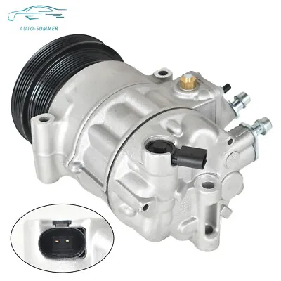 AC Compressor For 2006-2014 VW Beetle Base Golf Jetta Audi TT RS Quattro 2.5L • $80.99