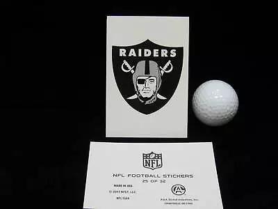 Las Vegas Oakland Raiders  Logo Vinyl Peel-Off  NFLPLLC. Team Sticker A • $2.55