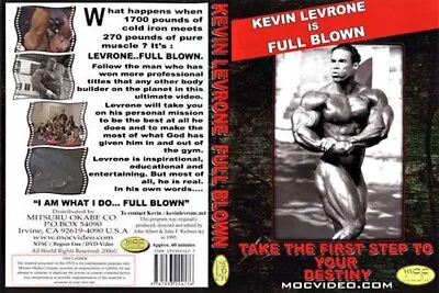 Kevin Levrone Full Blown DVD - Maryland Muscle Mr Olympia Bodybuilding NEW! • $14.95