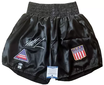 Mike Tyson Hand Signed Full Size Boxing Trunks (Beckett - BAS) • $396.10