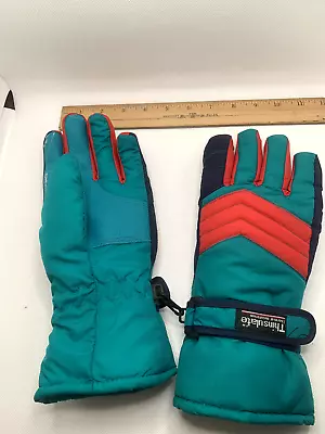 GLOVES Teal Green Thinsulate GlovesMen's Size Small • $4.95