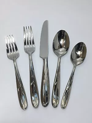 Mikasa COCOA BLOSSOM Stainless  Flatware 5pc Place Setting Service For 1 • $18.59