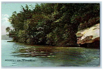 C1910 Washington's Head Lake Cliff Mahopac New York NY Vintage Antique Postcard • $14.98