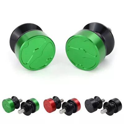 Swing Arm Stand Spools Bobbins Slider Fit For Kawasaki ZX-9R/ZX-11 ZX1100 Green • £12.88