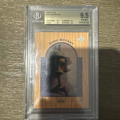 1996-97 UD3 #19 Kobe Bryant BGS 9.5 Kobe Bryant Rookie • $87