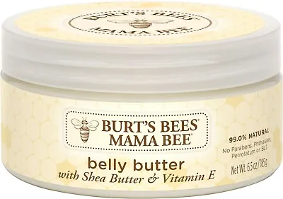 Burt's Bees Mama Bee Belly Butter Fragrance Free Lotion 6.5 Ounce Tub • $14.99