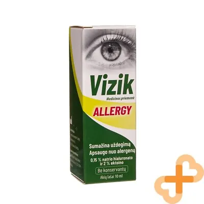VIZIK Allergy Eye Drops 10ml Protects Against Allergens Without Preservatives • $28.35