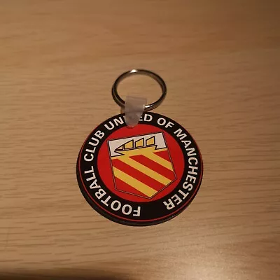 Football Club United Of Manchester Double Sided Round Keyring MDF 5cm • £3.25