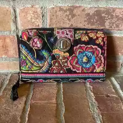 Vera Bradley  Symphony In Hue  Turn Lock Quilted Wallet • $30