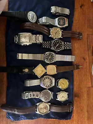 Watch Lot Vintage Cimier Orvin Timex Armitron & Unbranded • $9.46