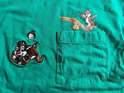 Vtg 90’s Alvin And The Chipmunks T Shirt Men’s XL Pocket Embroidered  • $19.98