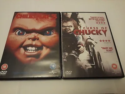 £7.48 • Buy Childs Play 3 & Curse Of Chucky - 2x Horror UK R2 DVD Near Mint Condition 