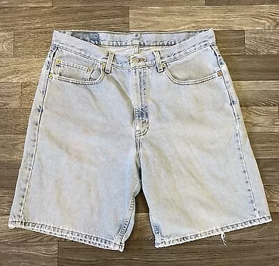 Vintage Levi’s 550 Denim Shorts Men’s Size 34 Light Wash Zipper Fly Relaxed Fit • $30