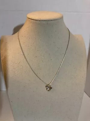 Disney Silver And Gold Tone Mickey Mouse Necklace • $17