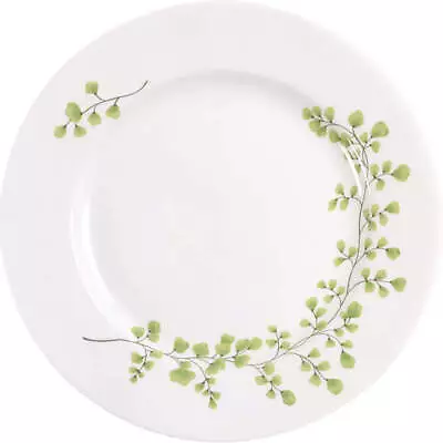 Martha Stewart Maidenhair Fern Green Dinner Plate 7393524 • $43.99