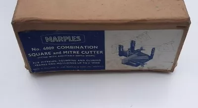 £25 • Buy Vintage No. 6809 Marples Square & Mitre Cutter & Cramp- Made In England- Boxed