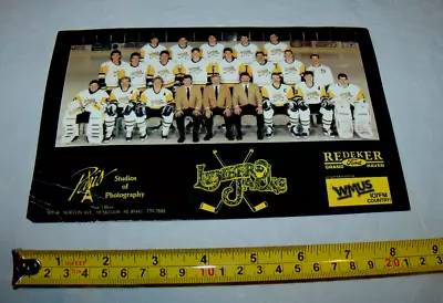 Muskegon Lumberjacks 1989-1990 IHL Minor League Hockey Team Picture • $9.99