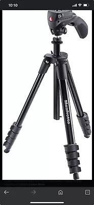 Manfrotto Compaction Action 5 Ft Tripod Exfends To 62” • $65