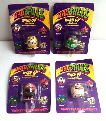 Vintage 1986 Tcfc Madballs Wind Up 100% Complete Sealed Toy Set Moc Nos!!! • $149.99