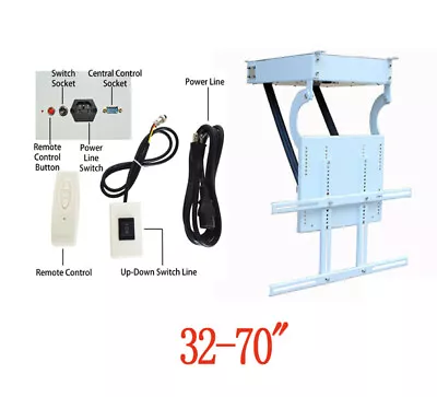 $517.75 • Buy 32-70inch TV Ceiling Hanger Bracket Hanging Bracket For 150lbs Products 021059