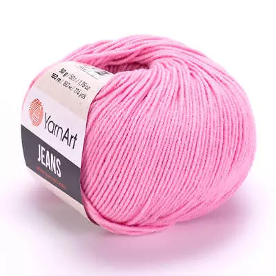 YarnArt Jeans Cotton Mix Double Knit 50g (55% Cotton 45% Acrylic) • £1.49