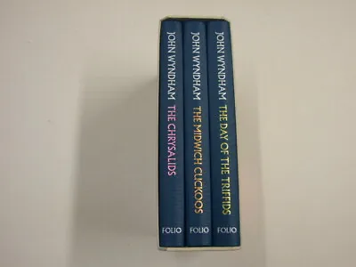 Folio Society Three Novels The Day Of The Triffids Chrysalids Wyndham John • £103.80