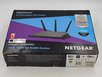 Netgear Nighthawk  AC1900 4-Port Gigabit Wireless AC Dual Band WiFi Router R7000 • $39.95