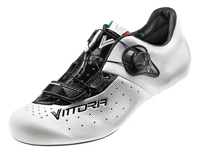 Vittoria Eclipse Road Cycling Shoe 42.5 EU / 8.75 US Carbon Italy $299 MSRP • $79