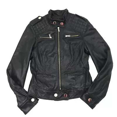 Moda International Leather Jacket Size Medium Motorcycle • $17