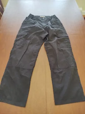5.11 Tactical Black Taclite Pro Tactical Ripstop Pants Size 30x30 Very Good Pre • $25.99