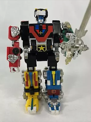 Voltron Lion Force LJN Motorized Combiner 7  80's WEP Sword Near Complete W Card • $99.34